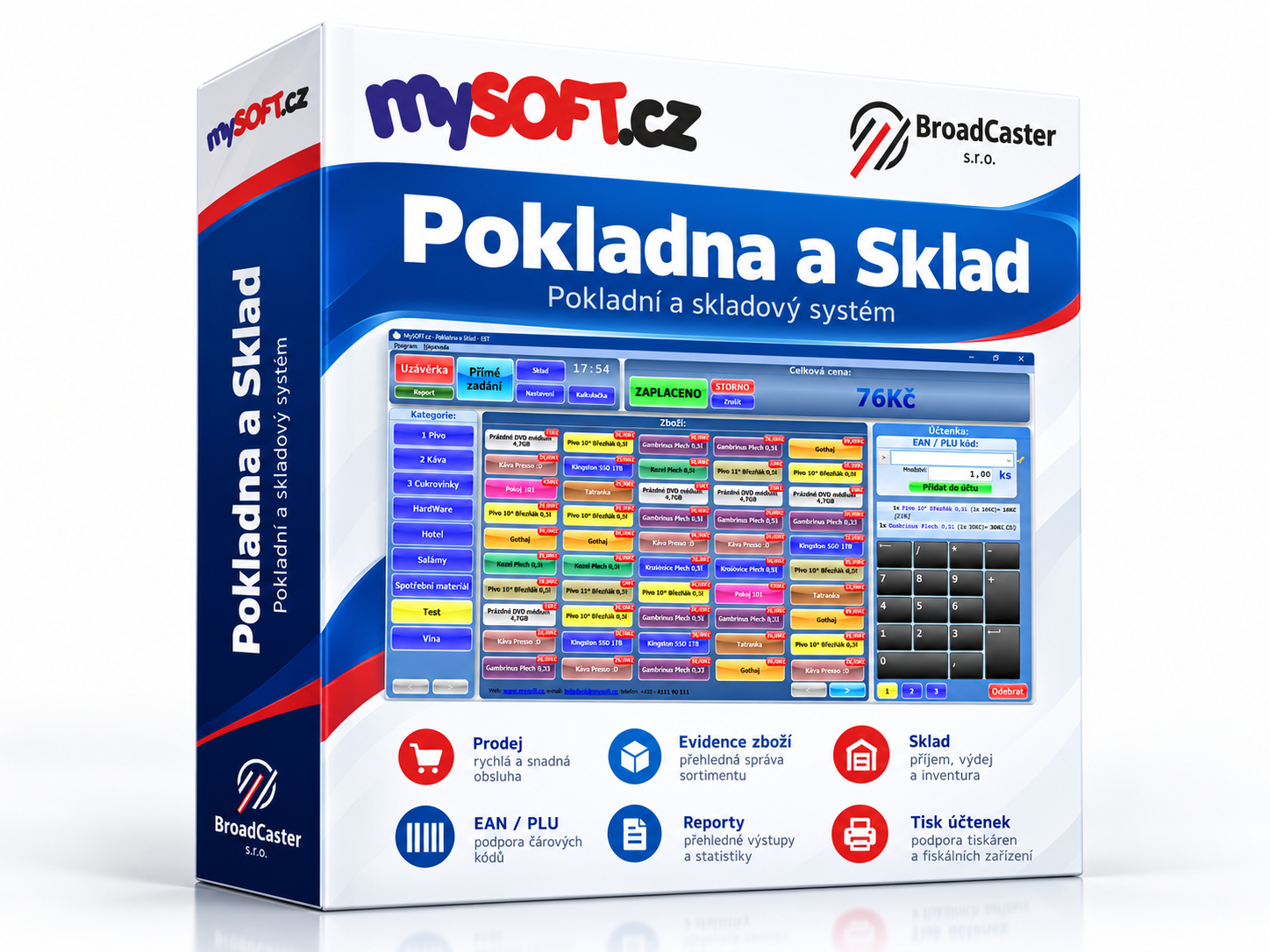 Pokladna a Sklad